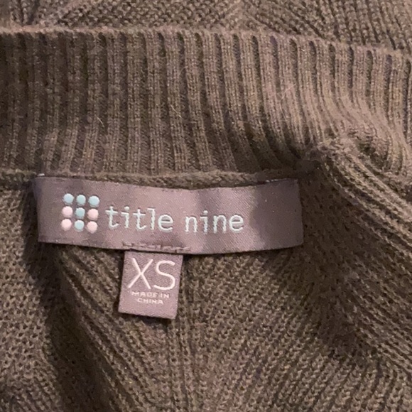 Title Nine Szabo 2.0 Sweater Green size XS - Picture 6 of 6
